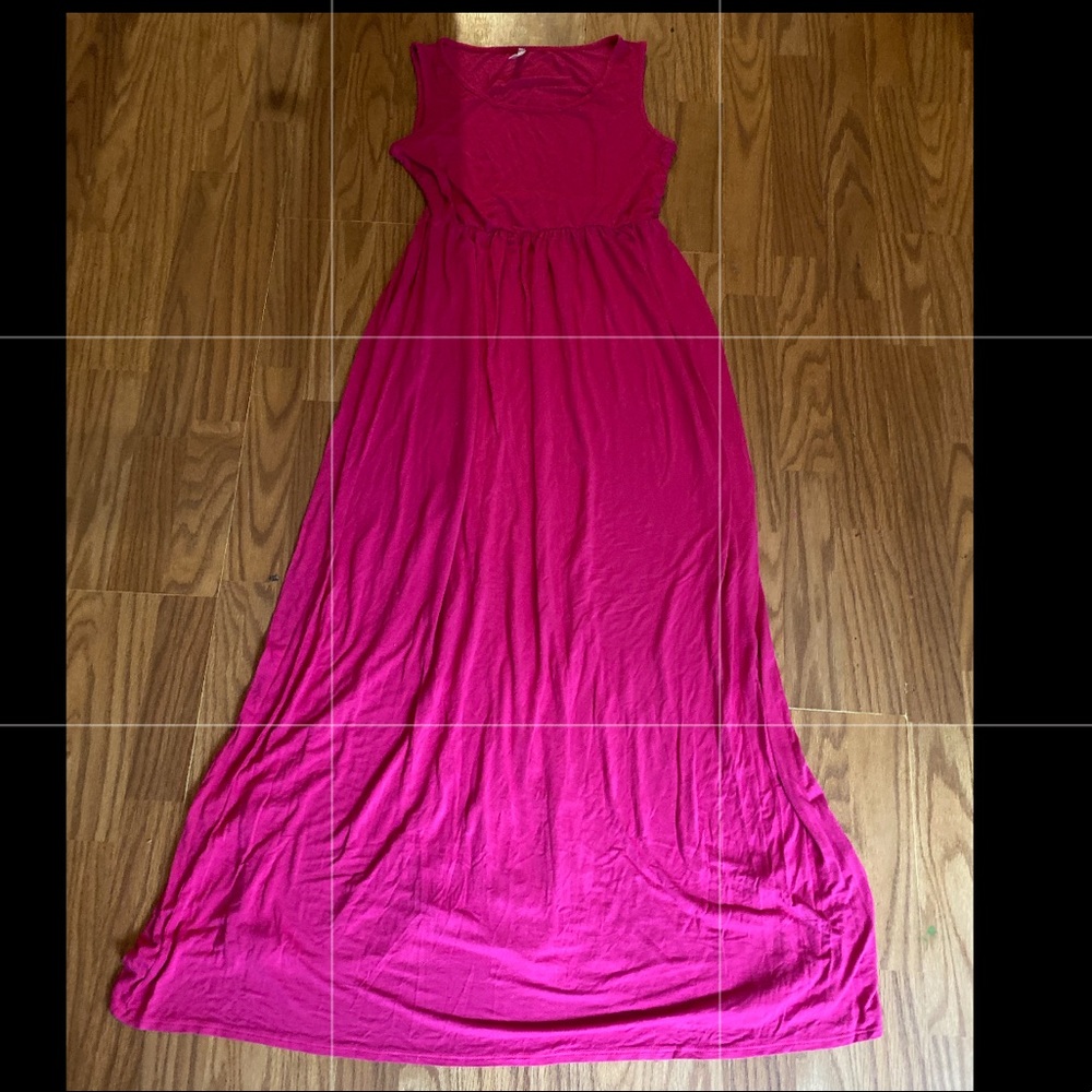 Pink blush maternity dress size medium